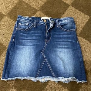 Flying Monkey Denim Skirt